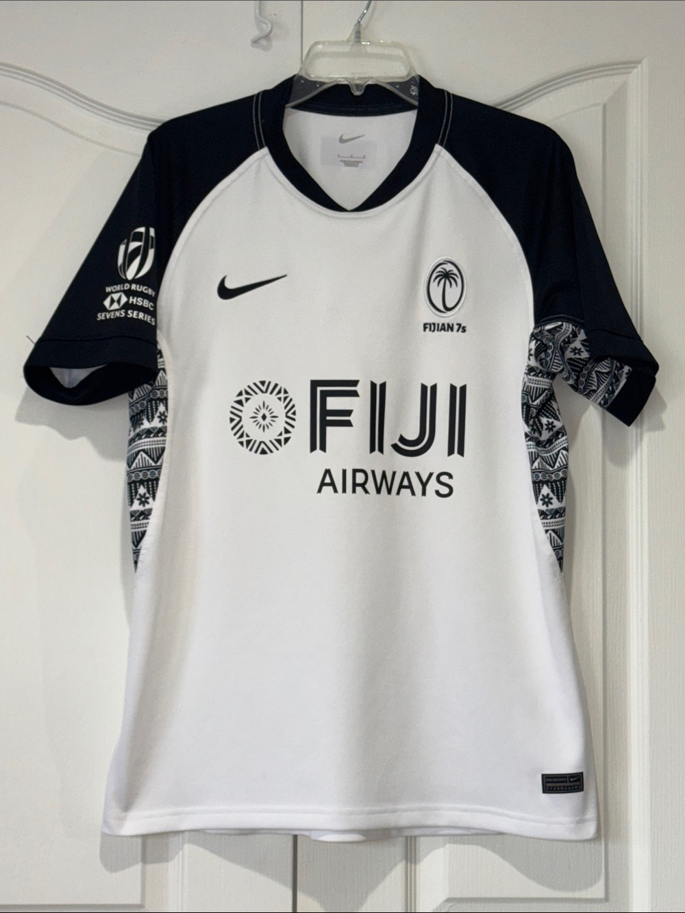 Authentic Nike Fiji Rugby Sevens Home Nike x Acronym Stadium Jersey L